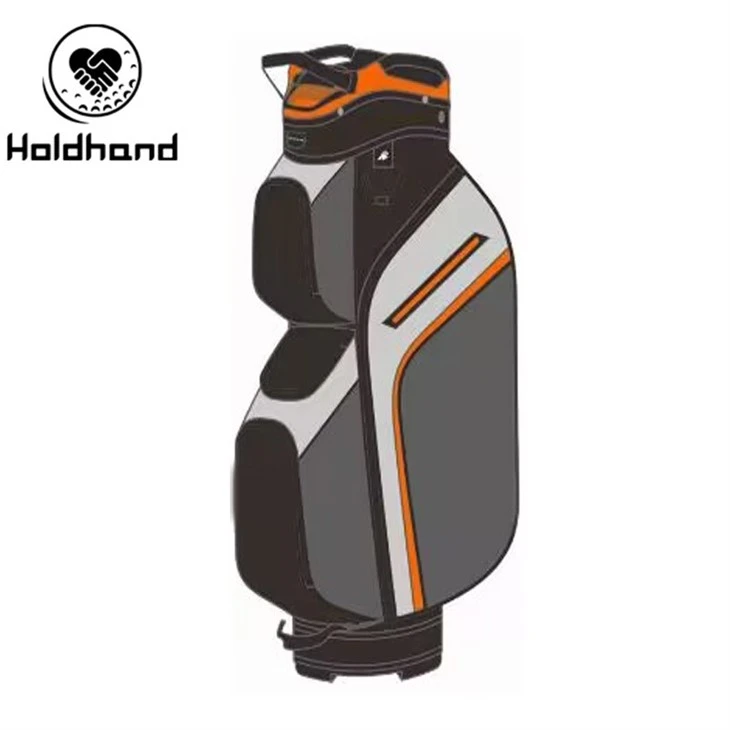 Color Logo Design Golf Cart Bag factory