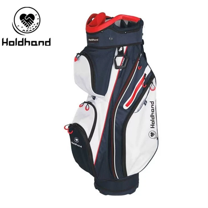 Ride in Style: Premium Men's Golf Cart Bag Organizer, 14-Way factory