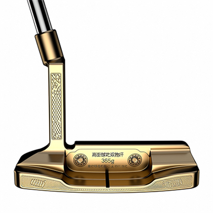 Gold Golf Putter Head & New Design CNC Logo