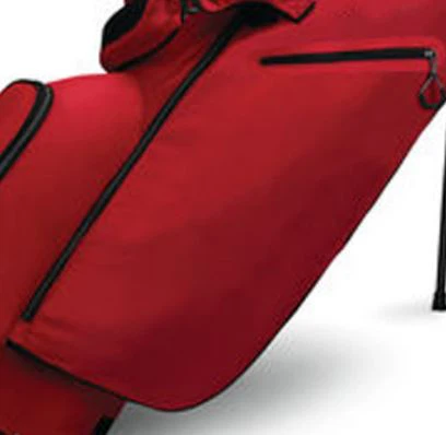Graceful Burgundy Polyester Custom Golf Stand Bag