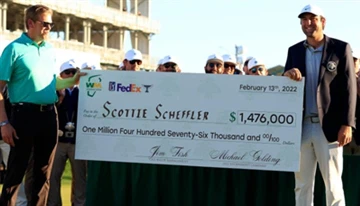 Eine Rekordzahl von PGA Tour-Profis hat in der vergangenen Saison 1 Million U...