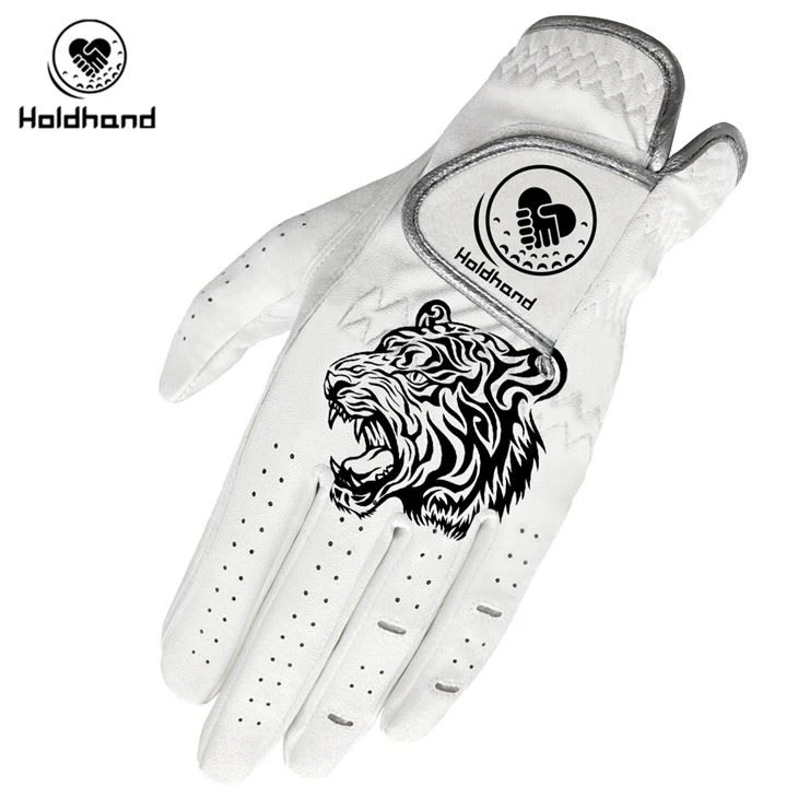 Soem-kundenspezifisches Logo-Persönlichkeits-Entwurfs-Fabrik-Preis PU-Cabretta-Golf-Handschuhe