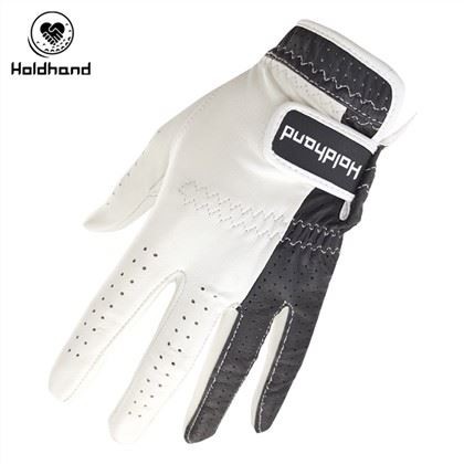 Anti-Rutsch-Designs Guantede Customized Logo Cabretta Golf Handschuh