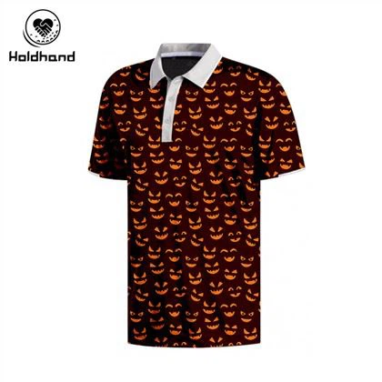 Halloween-Sammlung Funky Devil Eyes Golf-Polo-Shirts
