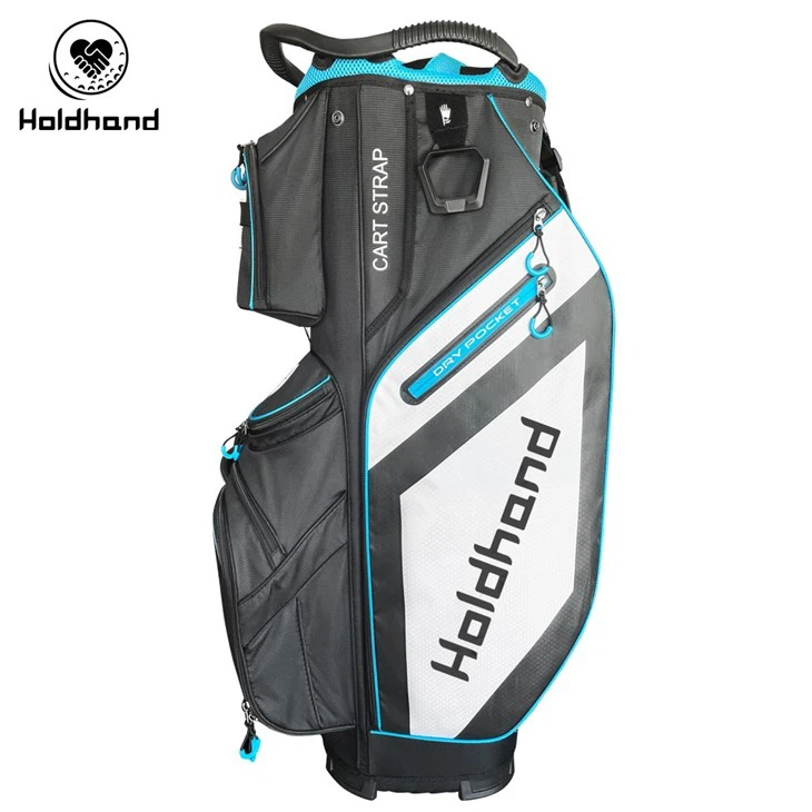 Custom Golf Cart Bag Black/Blue